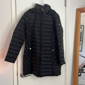 Micheal Kors Black Packable Puffer Coat